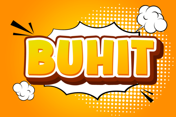 Buhit: A Bold Display Font for Impactful Designs