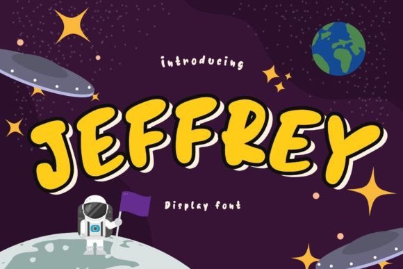 Jeffrey: The Cute Display Font for Authentic Designs