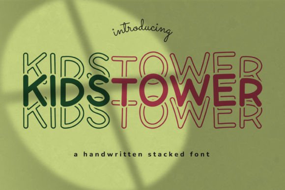 Kids Tower: A Playful Font for Creative Projects