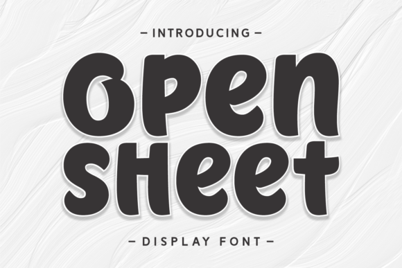 Open Sheet: The Handwritten Font That Brings Warmth to Design