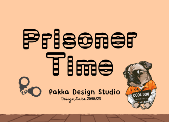 Prisoner Time: A Bold Display Font for Dramatic Designs