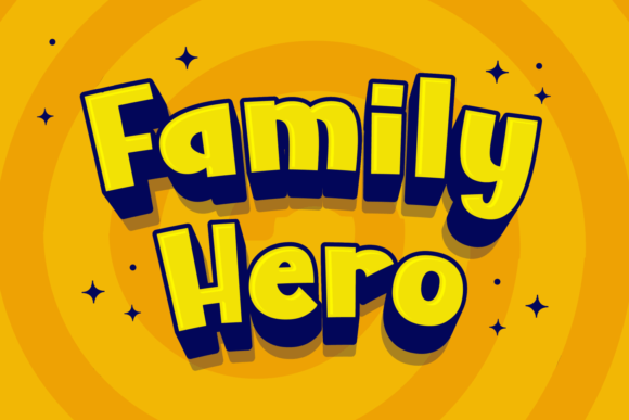 Unleash Creativity with Family Hero Font