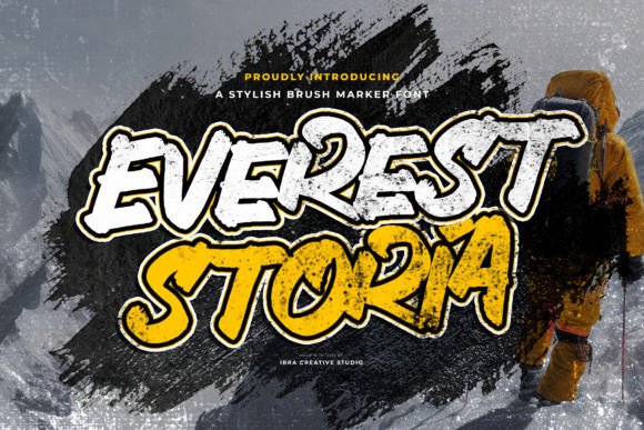 Unleashing Artistic Boldness: A Deep Dive into the Everestoria Brush Marker Font