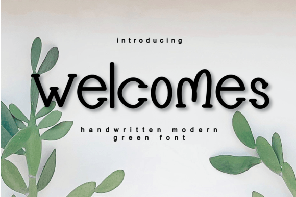 Welcomes: A Handwritten Font with Heart for Creative Projects
